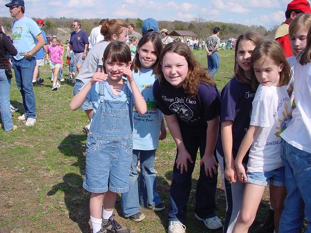 At games, Paige, Amelia, Stephanie, Jessica, Clare and Hilary.JPG